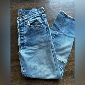 Reworked vintage Levi 501s